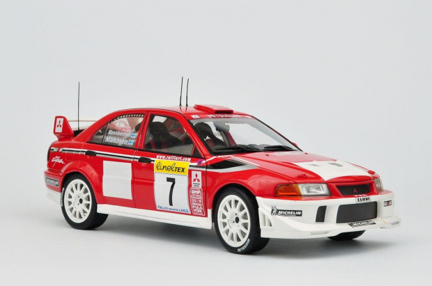 Mitsubishi Lancer Evo VI WRC T. Makinen Winner of 2001 Rally Monte Carlo - AUTOart 1:18