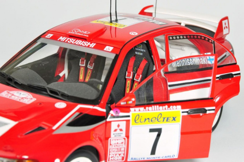 Mitsubishi Lancer Evo VI WRC T. Makinen Winner of 2001 Rally Monte Carlo - AUTOart 1:18