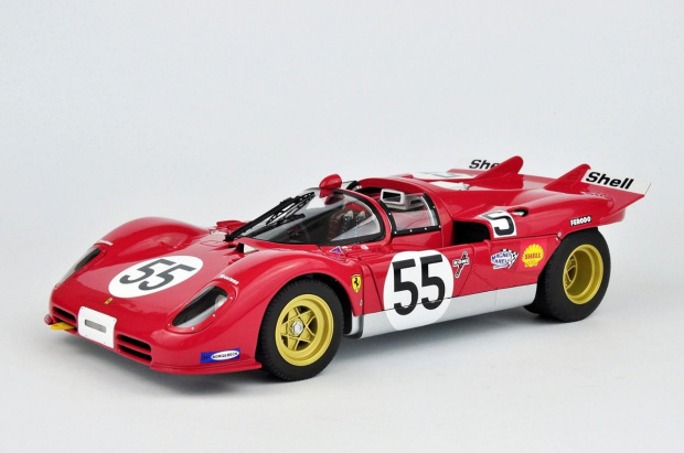 Ferrari 512 S #55 Suertees/Vaccarella 1000 km of Nurburgring 1970 - HWE 1:18