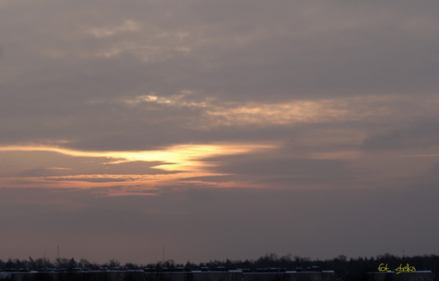 jest nadzieja ... #słońce #wschód #poranek #niebo #zima