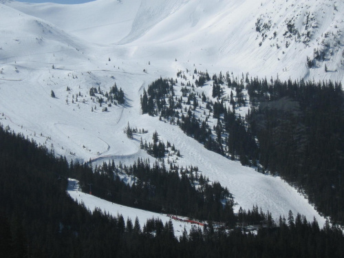 Tatry- widok z wagonika kolejki #Wycieczka #Zakopane