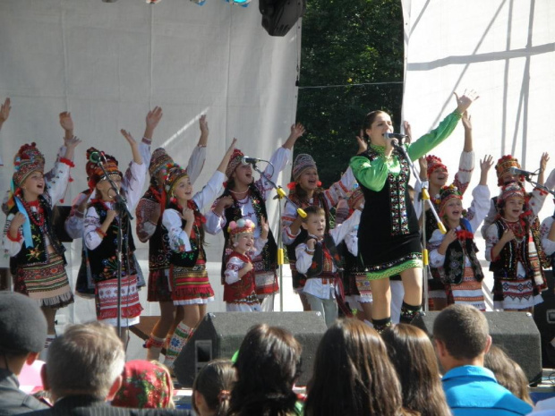 Z festiwalu kultury bojkowskiej - Ukraina - Gorgany - okolice Osmołody - wrzesień 2009.