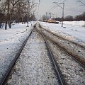 Aż tu nagle... duuużo śniegu #Wawer #śnieg #Warszawa #Zima #remont #ToryKolejowe