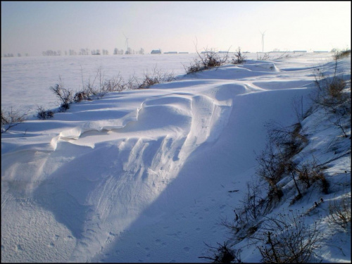 Śniegowy kanion :)