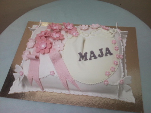 Torcik dla Majki #tort #chrzciny #urodziny #maja