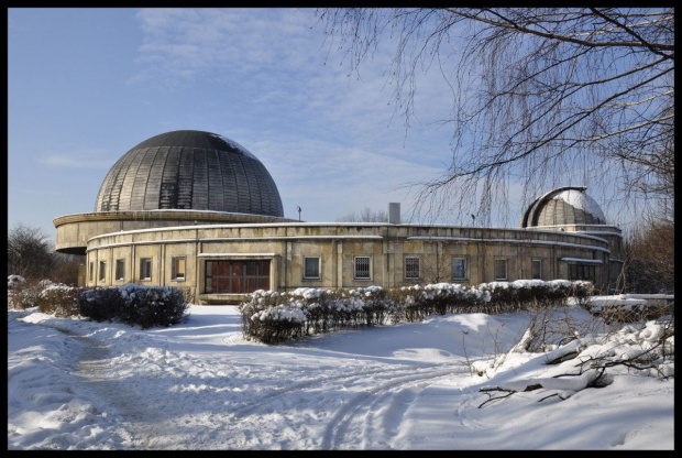Zima w WPKIW Chorzów #zima #park #wpkiw #planetarium