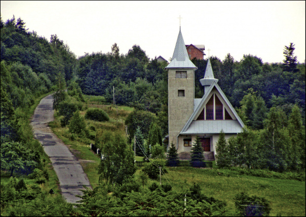 Kapliczka w Bieśniku (na ziemi rodzinnej - czyli mojej prababci)