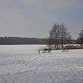 Jezioro Strzeszyńskie skute lodem