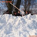 Zima na Brzozowej daje się we znaki- szczególnie niektórym #Sobieszyn #Brzozowa #Zima
