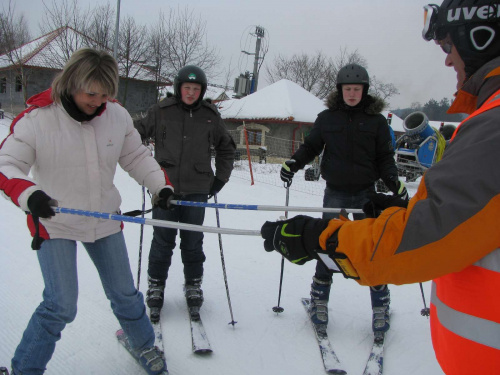 Akcja Zima 2010 - wycieczka do Bałtowa na narty.
