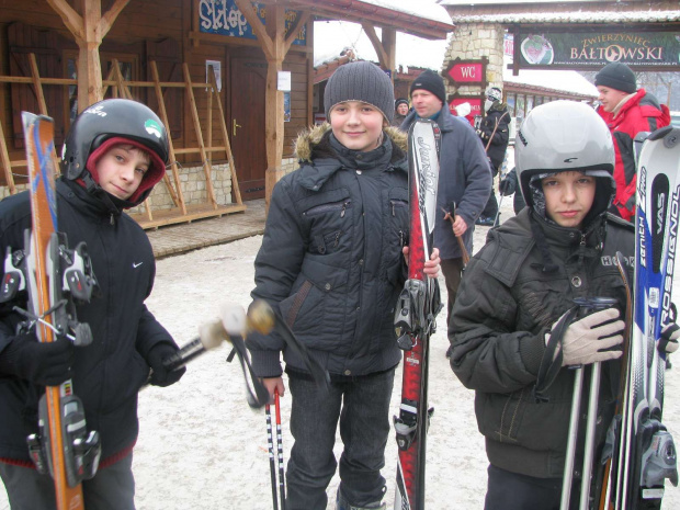 Akcja Zima 2010 - wycieczka do Bałtowa na narty.