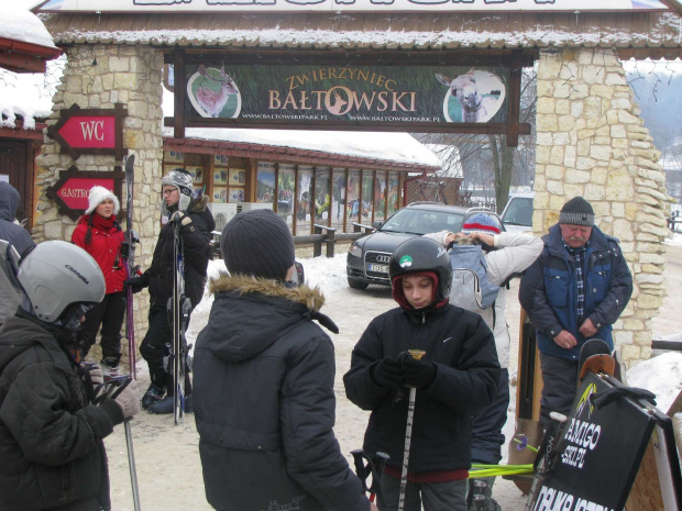 Akcja Zima 2010 - wycieczka do Bałtowa na narty.