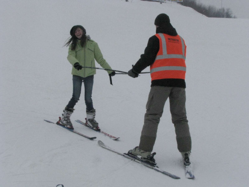 Akcja Zima 2010 - wycieczka do Bałtowa na narty.