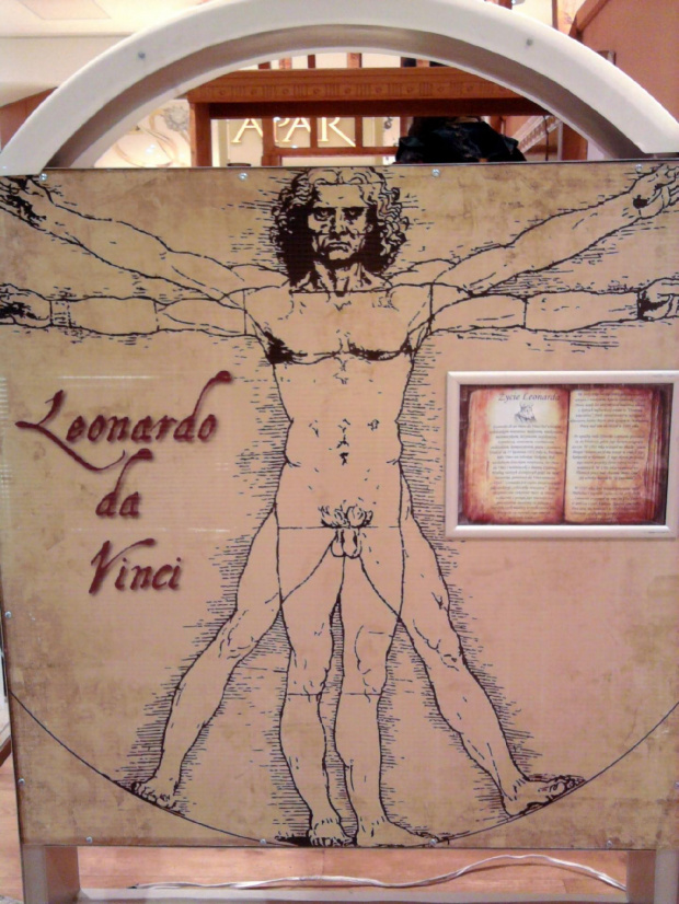 Leonardo Da Vinci wystawa w Galerii Krakowskiej 2011 06 06 #KrakówGaleriaKrakowska