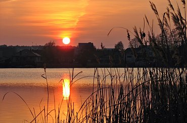 z rodzinnych stron #ZachódSłońca #jezioro #Lubięcin