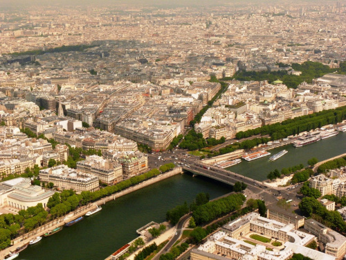 Paryż z Wieży Eiffla #Paryż