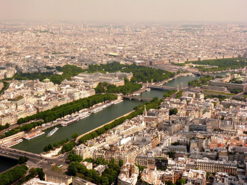 Paryż z Wieży Eiffla #Paryż