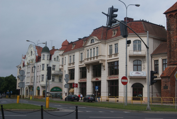 okolice ratusza w Słupsku
