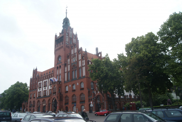 okolice ratusza w Słupsku