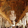 Pałac Wersalski - Galeria Zwierciadlana, ma 70 m dług. #Paryż