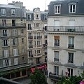 Widok z naszego mieszkania #Paryż