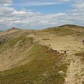 Bieszczady Wschodnie - w drodze z Pikuja ku Ostremu Szczytowi.