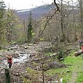 Bieszczady Wschodnie - w drodze z połonin ku Libuchorze.