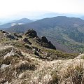 Bieszczady Wschodnie - pasmo połonin z Pikuja.