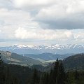 Bieszczady Wschodnie - z drogi ku Czarnej Repie, pasmo Borżawy w całej okazałości.