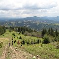 Bieszczady Wschodnie - spod Czarnej Repy, spojrzenie w kierunku Gorganów.