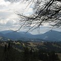 Bieszczady Wschodnie - z drogi ku Czarnej Repie, spojrzenie ku Gorganom.