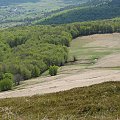 Bieszczady Wschodnie - z pasma połonin ku Libuchorze.