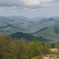 Bieszczady Wschodnie - widok ku terenom Użockiego Parku Narodowego.