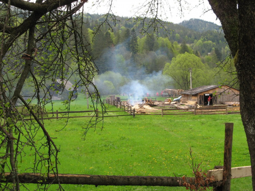 Bieszczady Wschodnie - z drogi powrotnej z Paraszki.