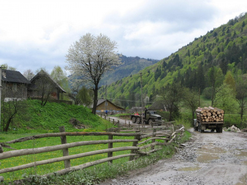 Bieszczady Wschodnie - w drodze powrotnej z Paraszki - Korostów.