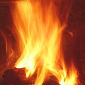 Na koniec ciepło kominka. #kominek #ogień