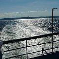 Widok ze statku Gdynia - Hel. #morze