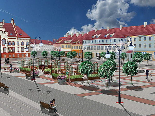 Projekt rewitalizacji śródmieścia miasta Pisz - www.pisz.pl #Pisz