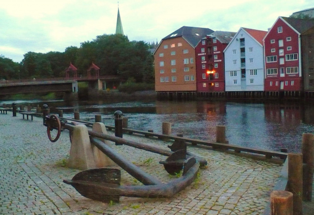 Trondheim o północy
