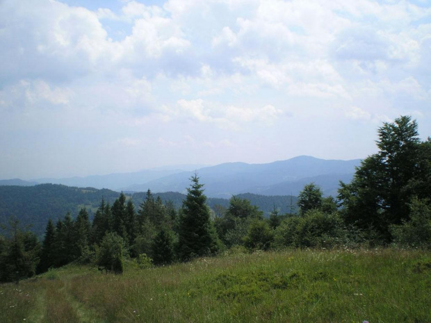 Lubań i Beskid Sądecki z Przehyby #góry #beskidy #gorce #przysłop