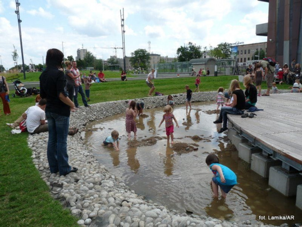 Park Odkrywców przy Centrum Nauki Kopernik - poszukiwacze złota ;)