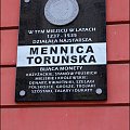 tablica mennict toruńskiej