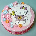 Hello Kitty #HelloKitty #kot #tort #urodziny