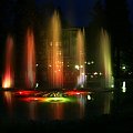 Kolorowa fontanna w Polanicy Zdrój #fontanna #PolanicaZdrój
