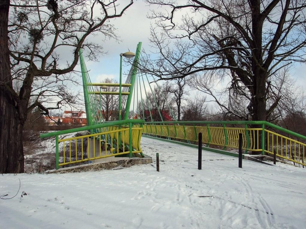 zielony mosteczek w Leśnicy