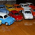 Modele samochodów z kolekcji Auta PRL'u
