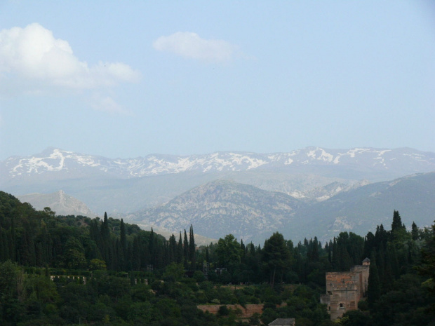 Sierra Nevada - ośnieżone szczyty skąpane w słońcu #Andaluzja