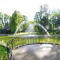 Kolorowa fontanna w Polanicy Zdrój #KolorowaFontanna #PolanicaZdroj