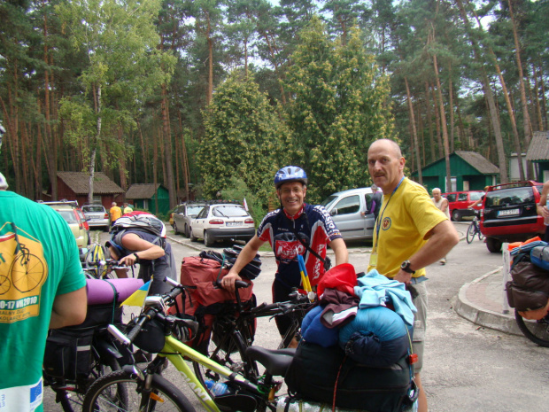 Przyjechał Gł organizator wypadu rowerzystów z Ukrainy - Taras #PttkStaszów