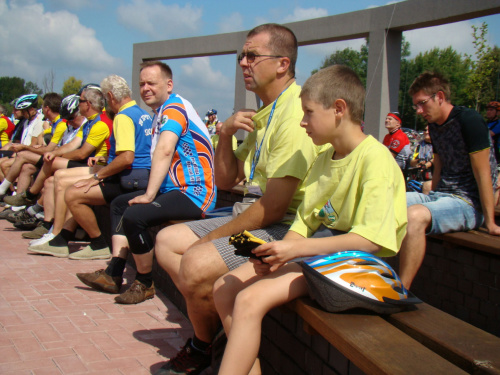Do Staszowa przyjechały też rodziny rowerzystów #PttkStaszów